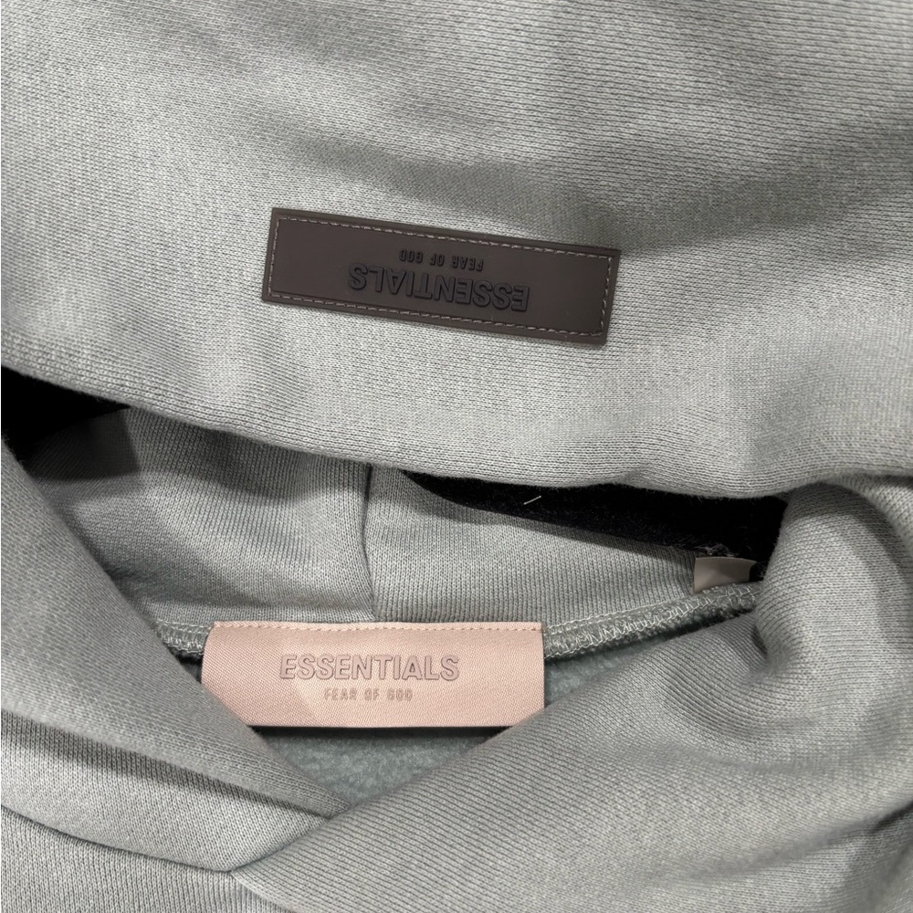 Essentials Sage Green Hoodie and Joggers Set - Picture 7 of 9